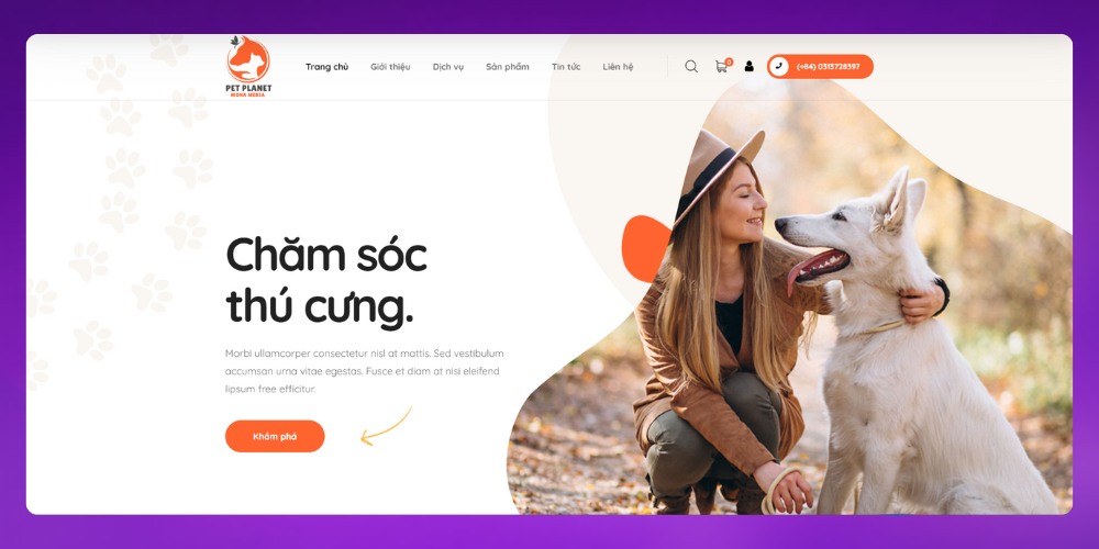 Tại sao nên thiết kế website cửa hàng thú cưng