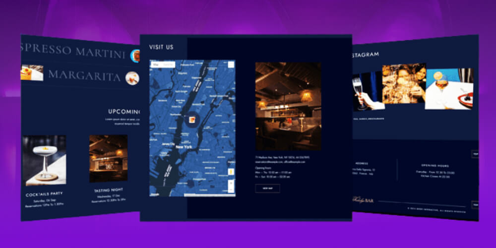  website quán bar chuẩn SEO