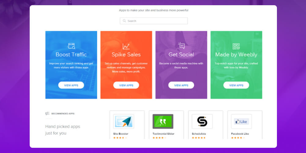 Weebly viết blog online