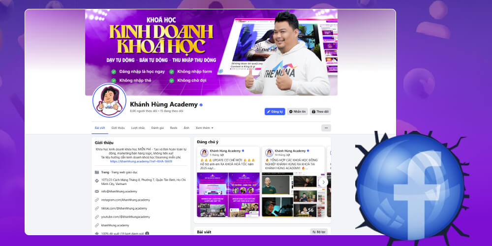 yếu tố tối ưu fanpage