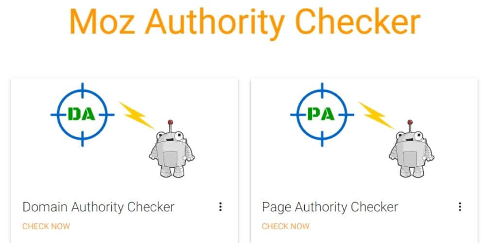Page Authority so với Domain Authority