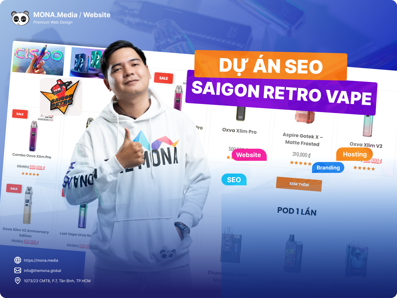 SAIGON RETRO VAPE - Website bán hàng vape/pod