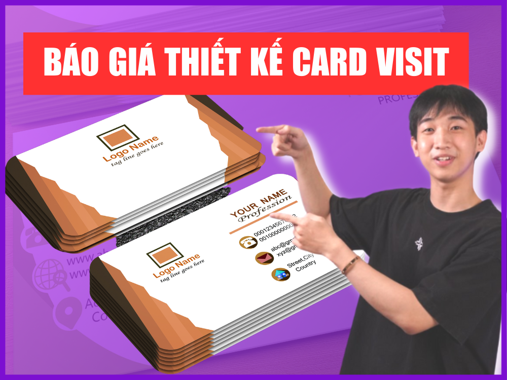 Báo Giá Thiết Kế Card Visit, In Name Card, Business Card Giá Tốt