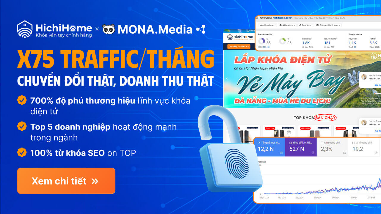 Khám phá ngay case study dịch vụ SEO tại MONA case study SEO HiChiHome