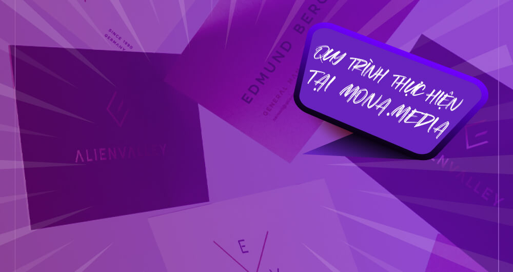 Quy trình dịch vụ thiết kế business card tại MONA