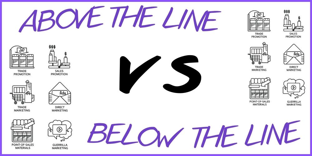 So sánh ATL (Above The Line), BTL (Below The Line) và TTL (Through The Line)