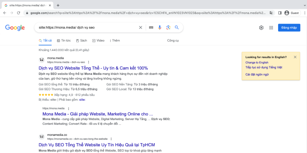 tìm kiếm trên Google hoặc nhập một URL nâng cao