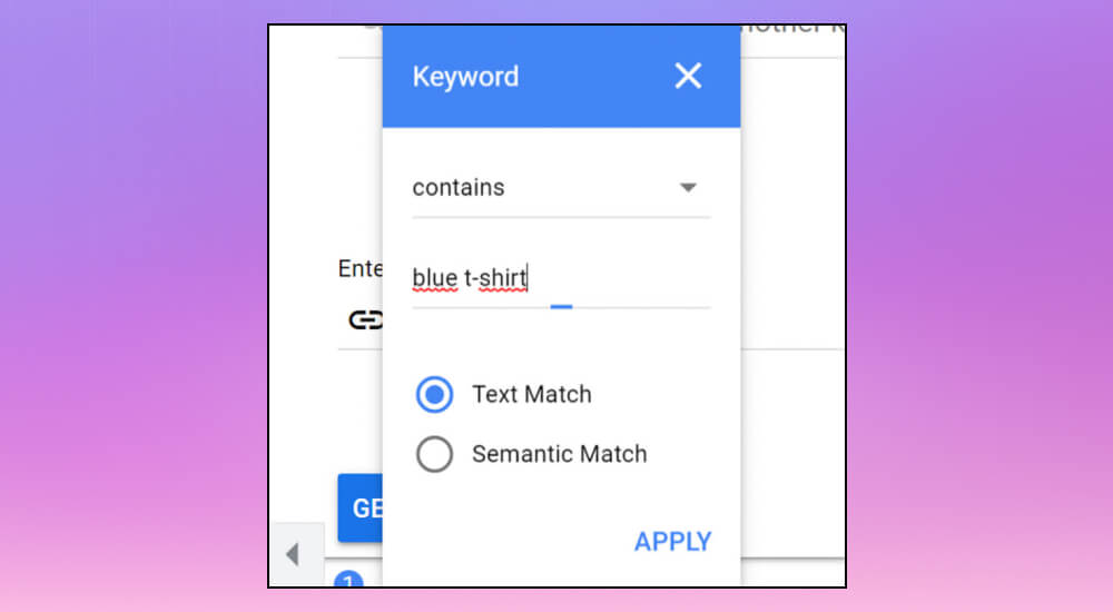 Lọc Keyword text bằng google keywords planner