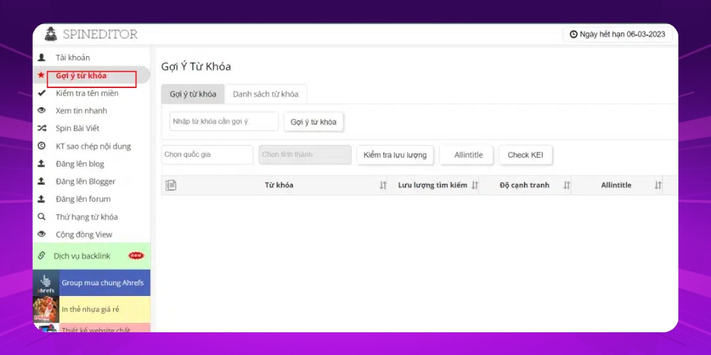 Mở mục gợi ý từ khóa trên công cụ Spineditor Mở mục gợi ý từ khóa trên công cụ Spineditor