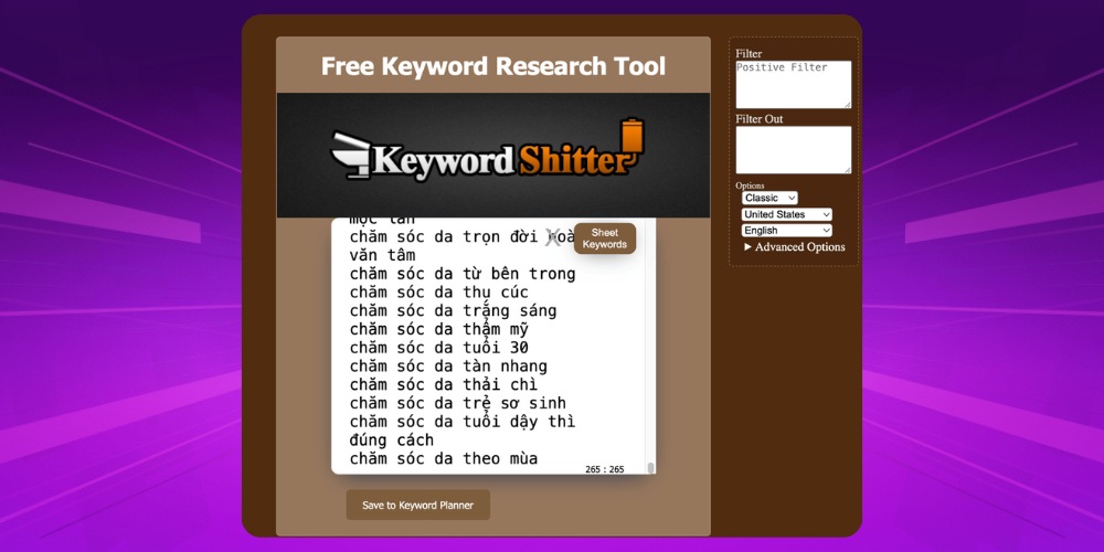 Cách dùng công cụ nghiên cứu từ khóa Keyword Shitter Cách dùng công cụ nghiên cứu từ khóa Keyword Shitter