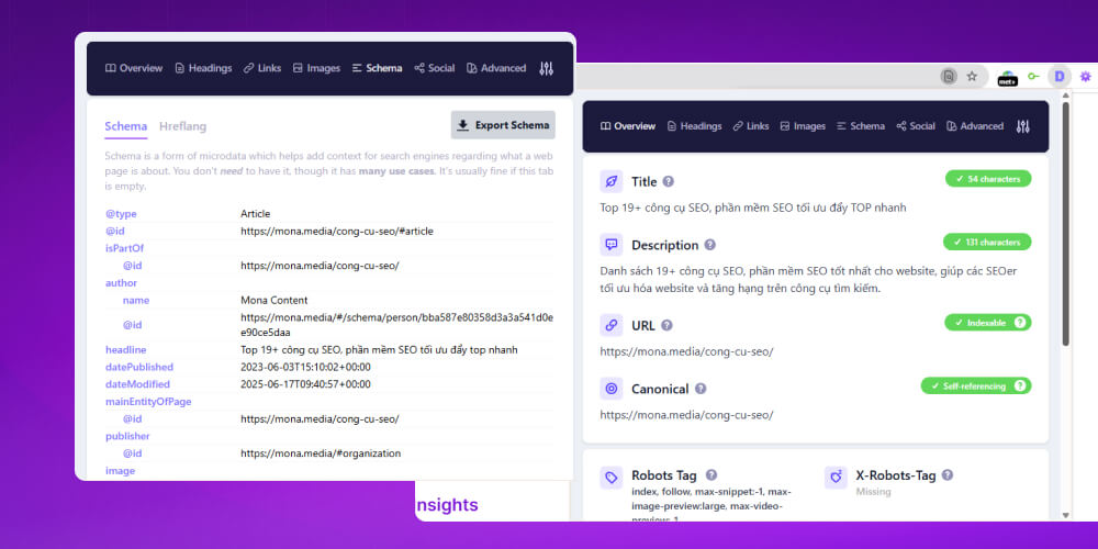 Công cụ Detailed hỗ trợ SEO free