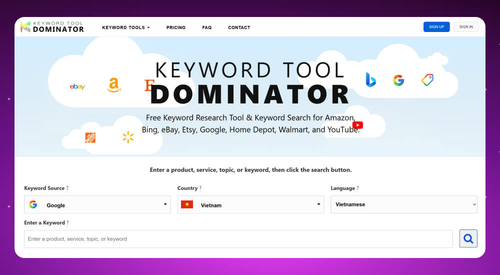 Keyword Tool Dominator Keyword Tool Dominator