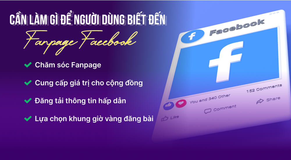 Những cách để người dùng biết đến Fanpage là gì