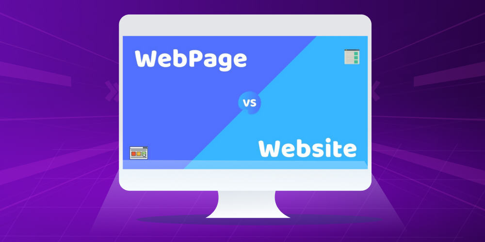 So sánh khác biệt web page và website là gì