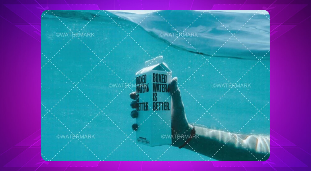 Thể loại ảnh chèn watermark dạng chữ