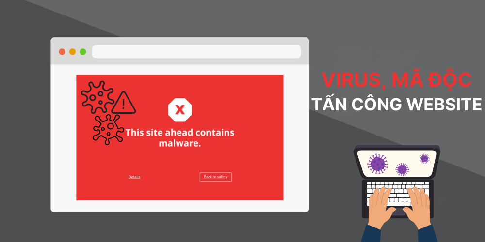 virus tấn công website