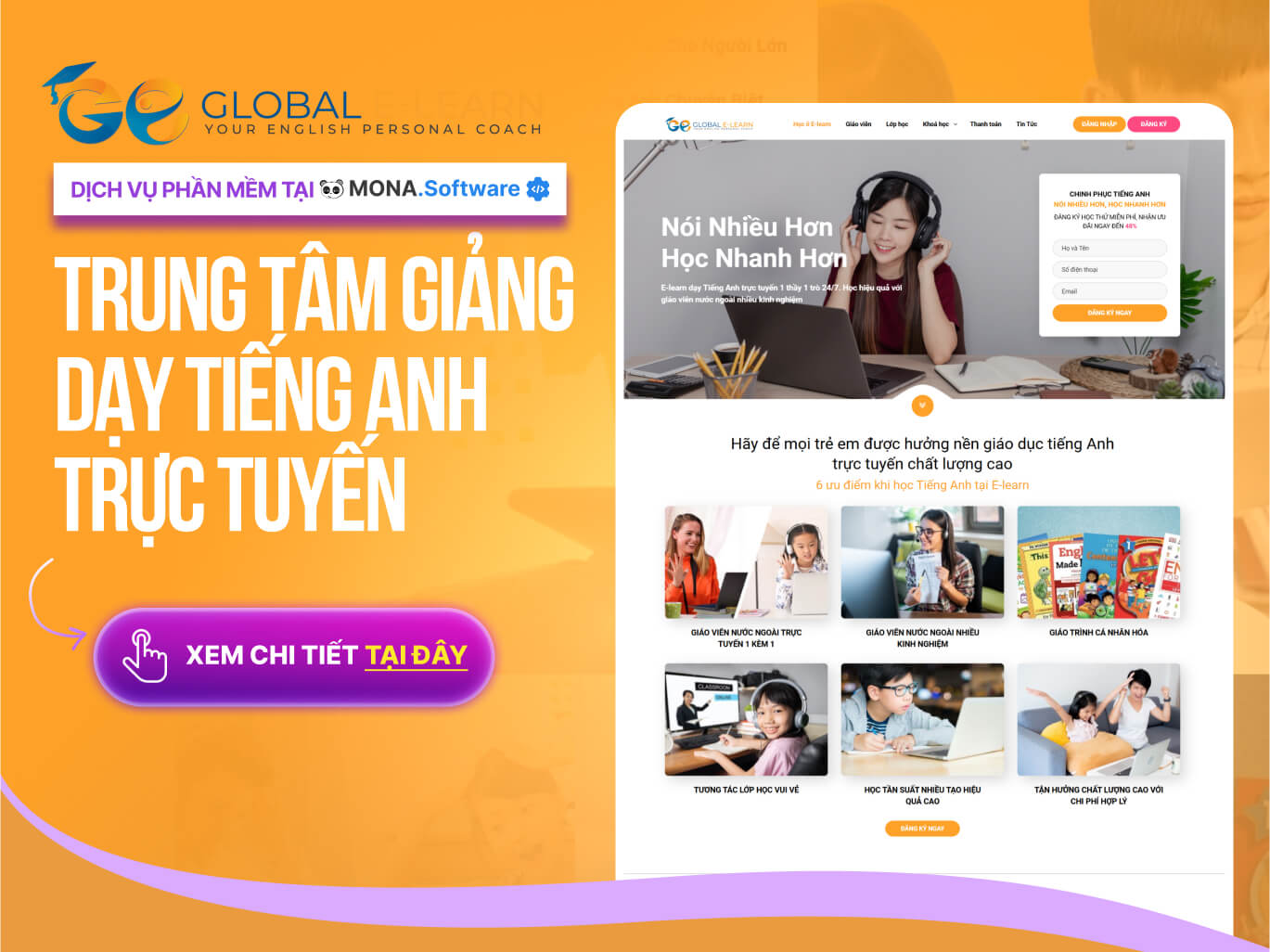 Dự án phần mềm quản lý trung tâm tiếng Anh Global E-Learn