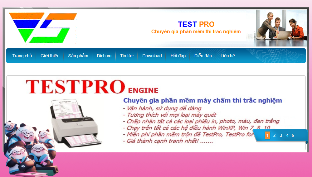 Phần mềm trộn đề thi trắc nghiệm TestPro