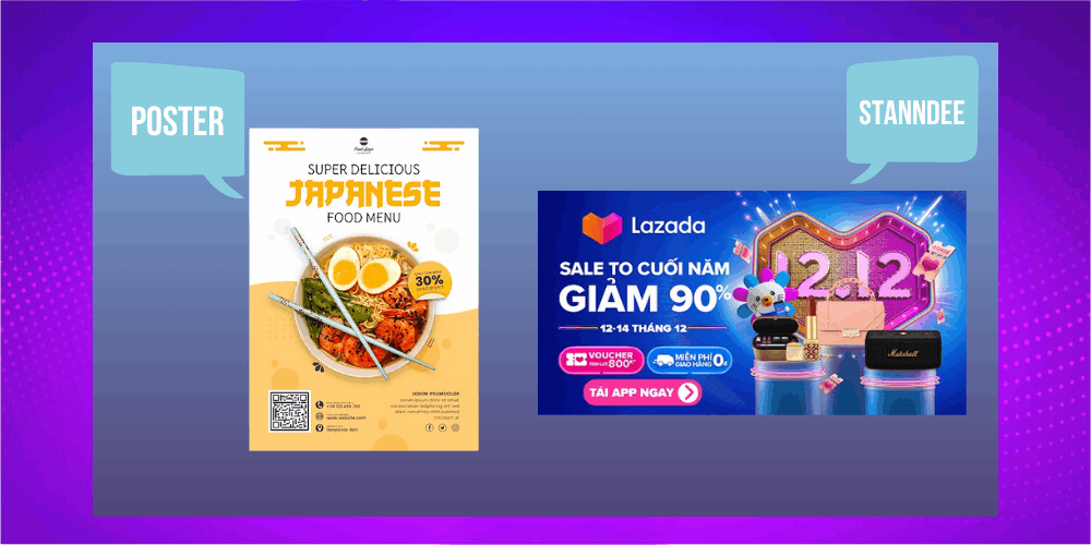 Phân biệt Poster và Banner