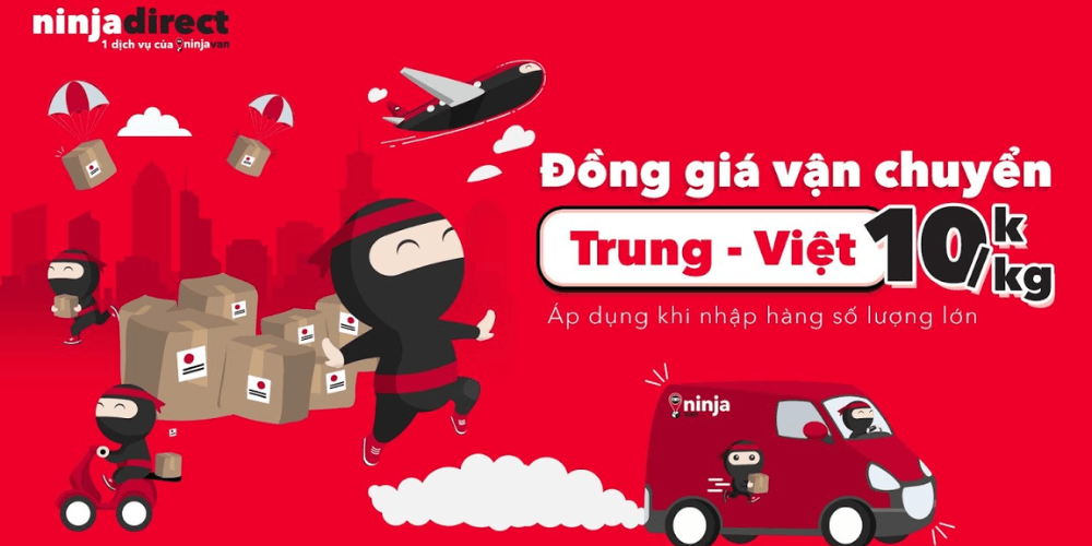 App mua hàng sỉ Trung Quốc tại Việt Nam - Ninja Direct