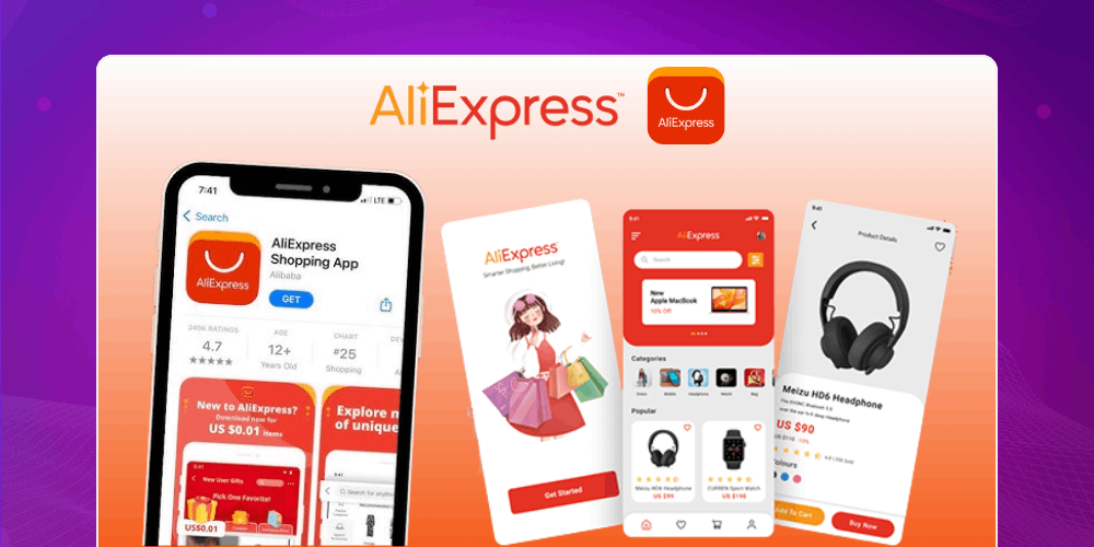 Aliexpress là một trong những app mua hàng Trung Quốc được tin dùng nhiều nhất