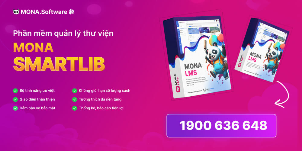 Phần mềm quản lý thư viện MONA SmartLib