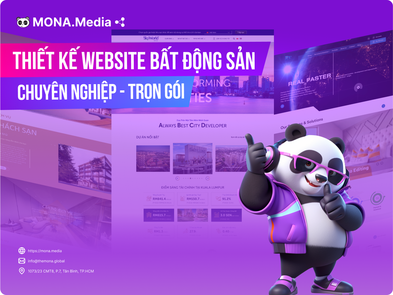 Dịch vụ thiết kế website bất động sản chuẩn SEO cho doanh nghiệp