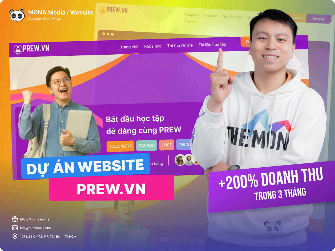 dự án website Prew.vn