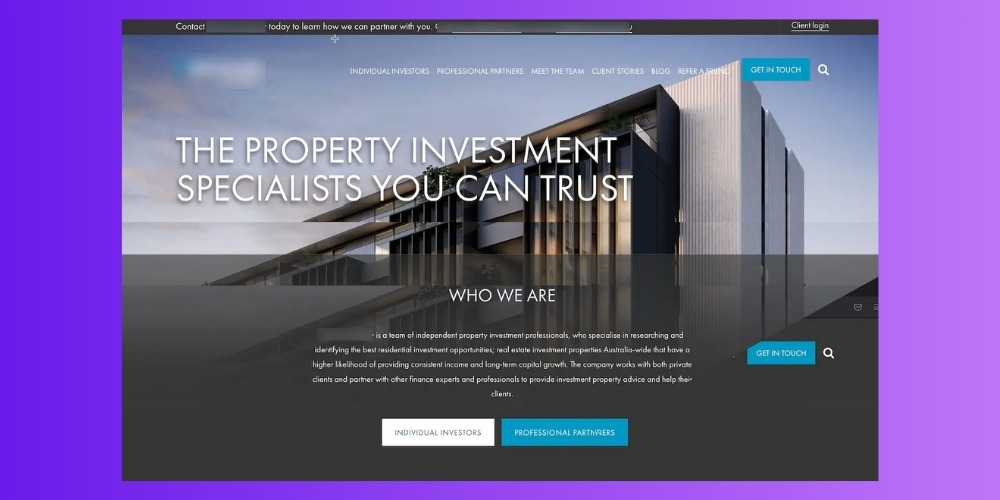 Mẫu thiết kế website bất động sản dành cho chủ đầu tư Mẫu thiết kế website bất động sản dành cho chủ đầu tư
