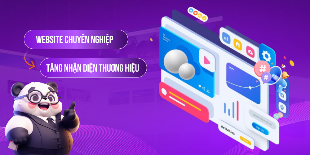 Xây dựng website giúp tăng nhận diện thương hiệu trên internet