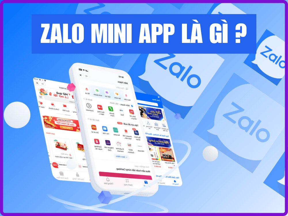 mini app trên zalo