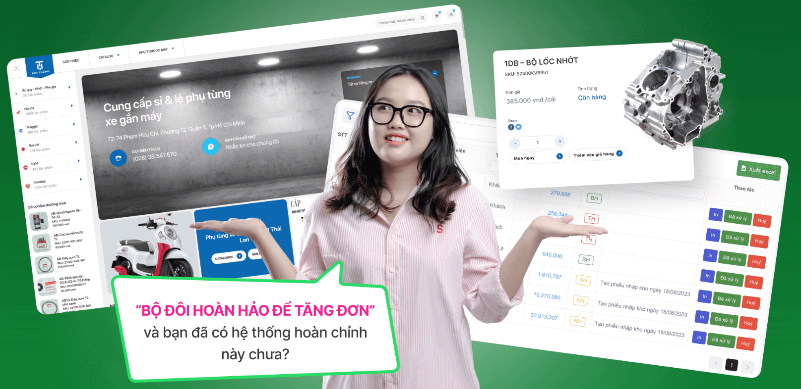 Case thiết kế phần mềm bán hàng Ecommerce - Kim Thành