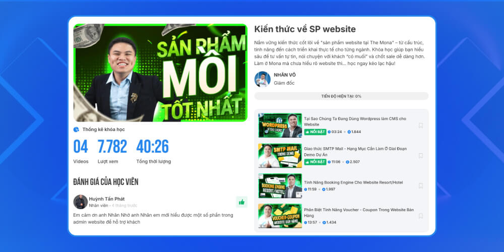 Đạo tạo về kiến thức sản phẩm/dịch vụ của doanh nghiệp