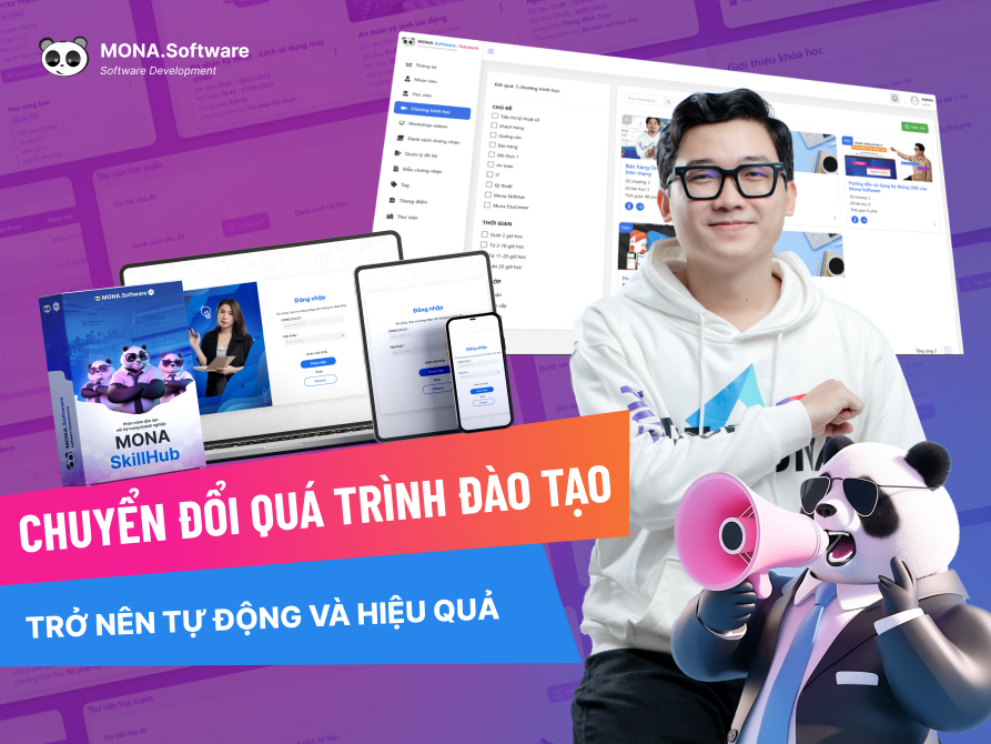 Phần mềm Elearning MONA, nền tảng học online