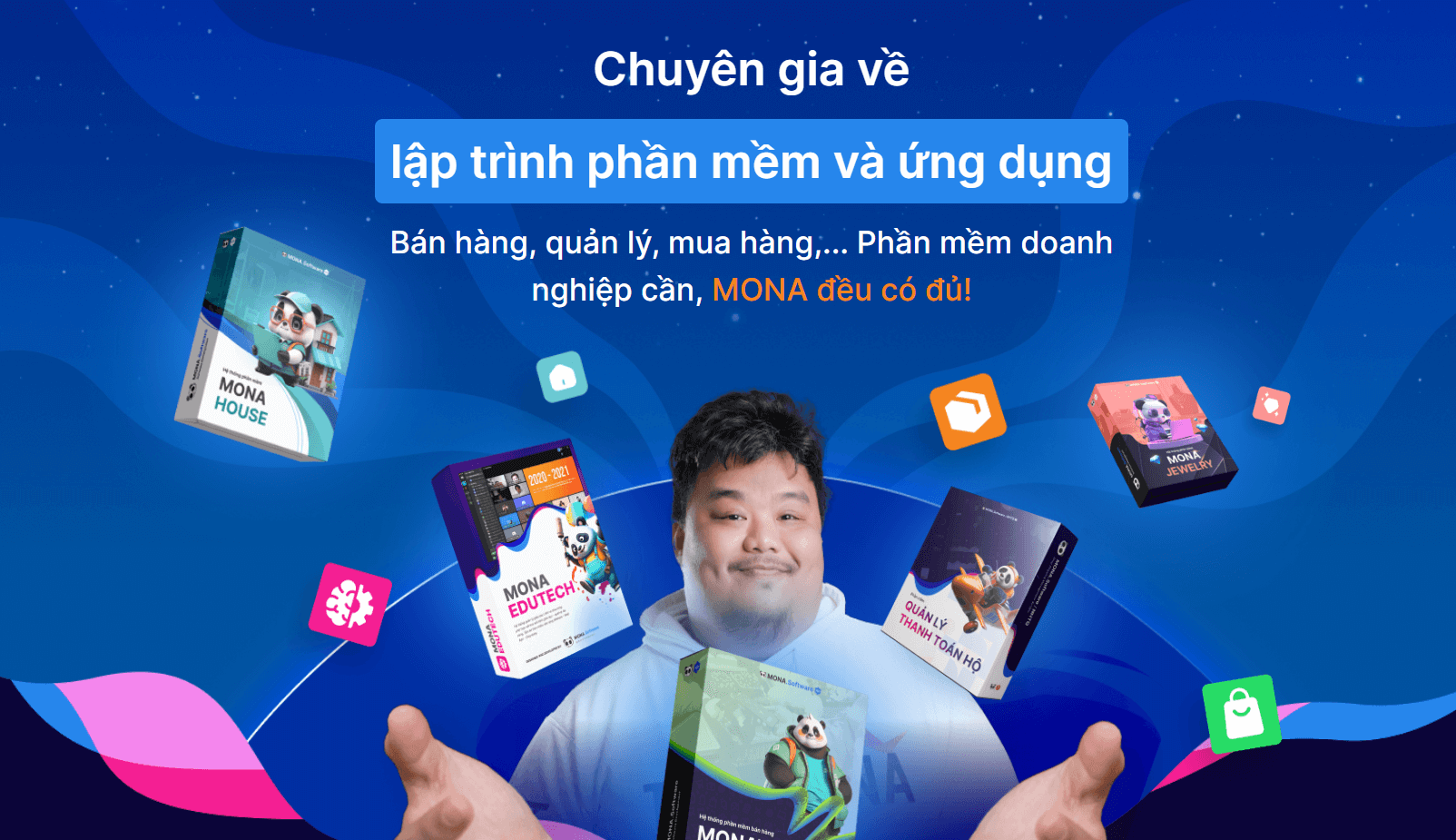 Các phần mềm tiêu biểu tại MONA Software