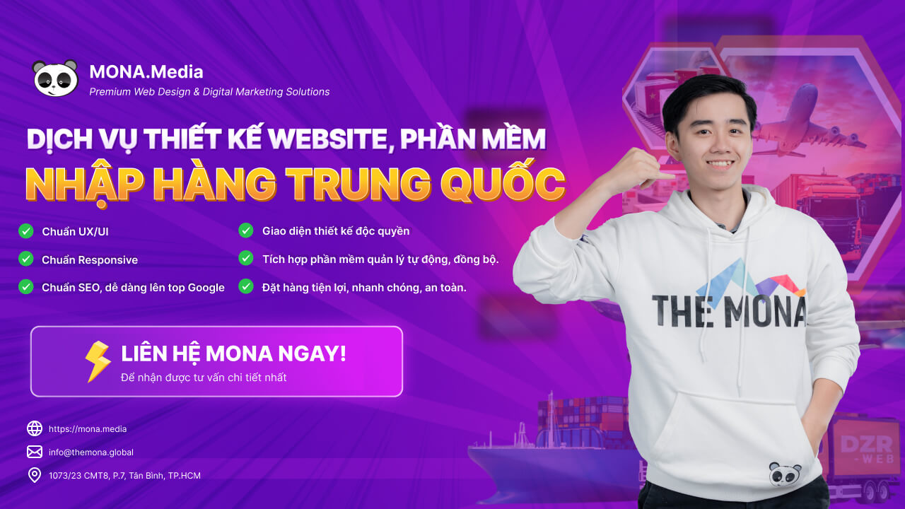 thiết kế website, hệ thống nhập hàng