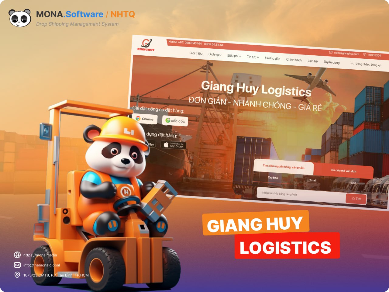 Công ty nhập hàng Trung Quốc Giang Huy Logistics