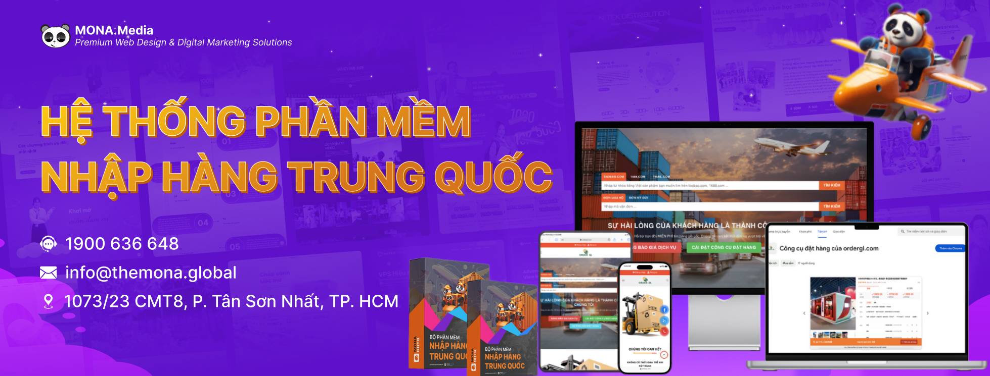 Thiết kế website nhập hàng Trung Quốc chuẩn SEO tại MONA
