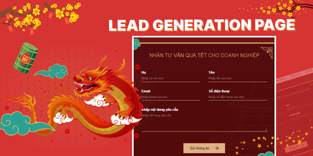 Mẫu Lead Generation Page
