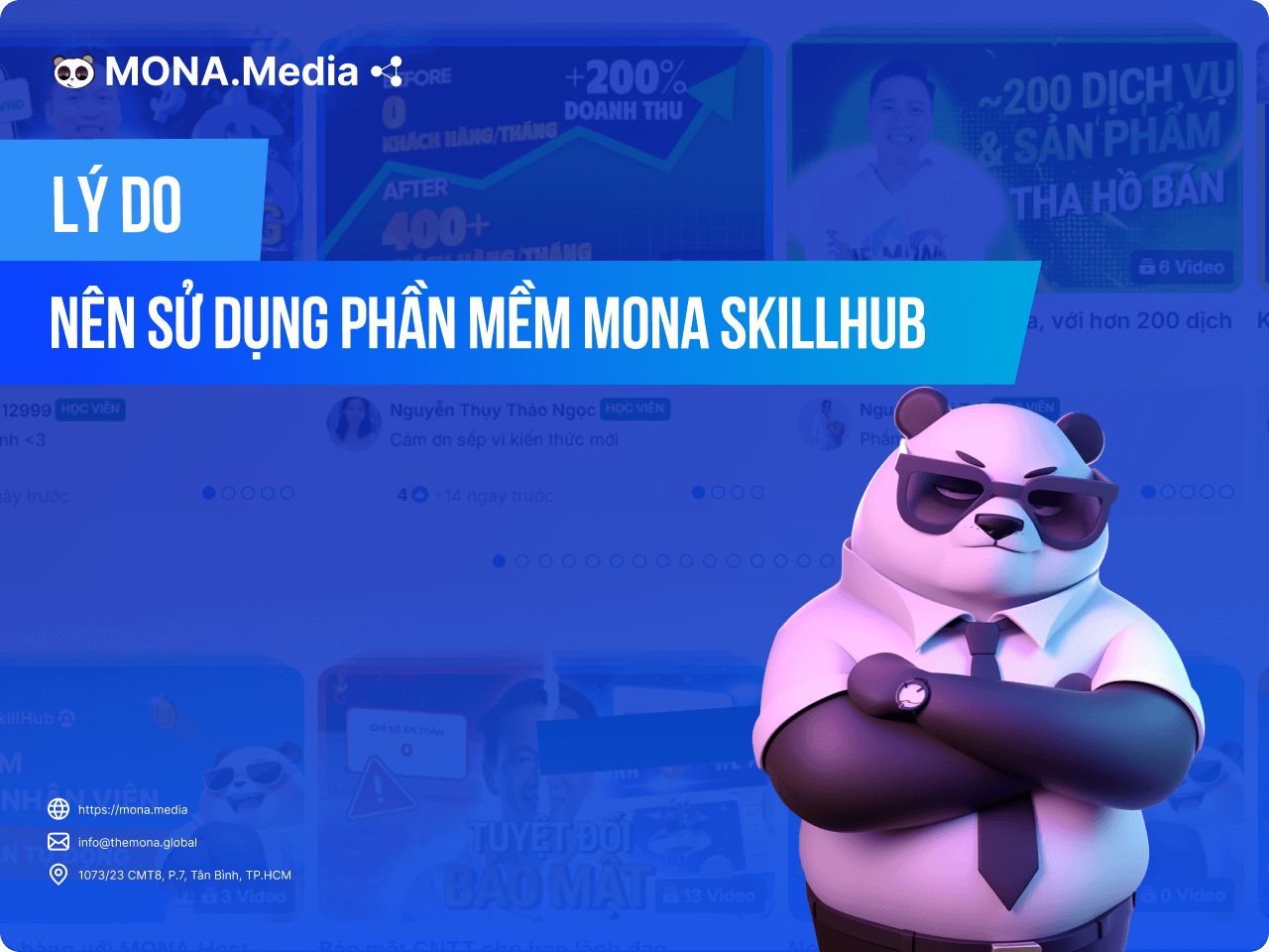 Lý do nên sử dụng phần mềm MONA SkillHub
