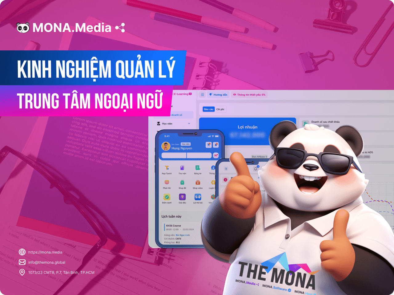 Kinh nghiệm quản lý trung tâm ngoại ngữ