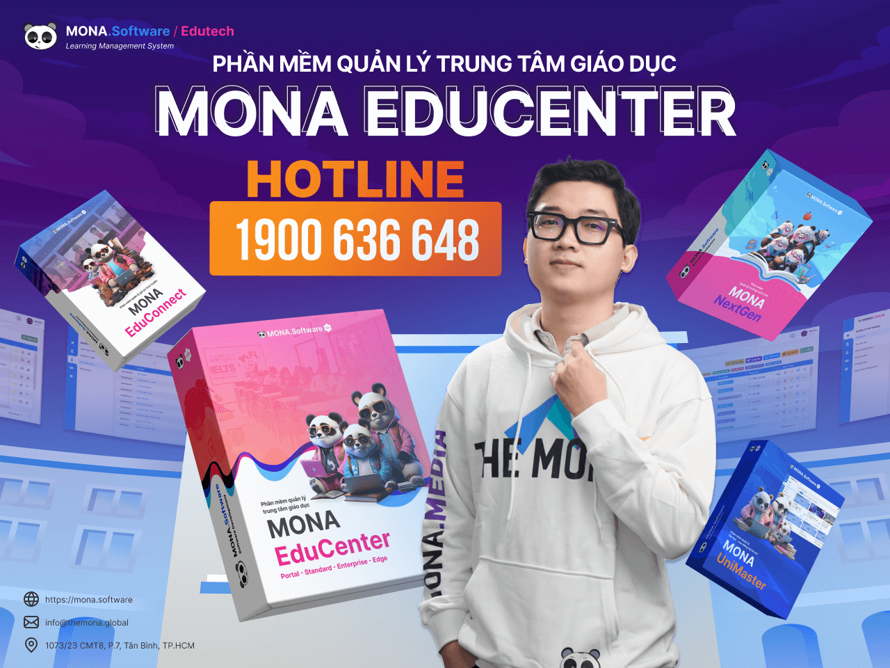 Phần mềm MONA Educenter