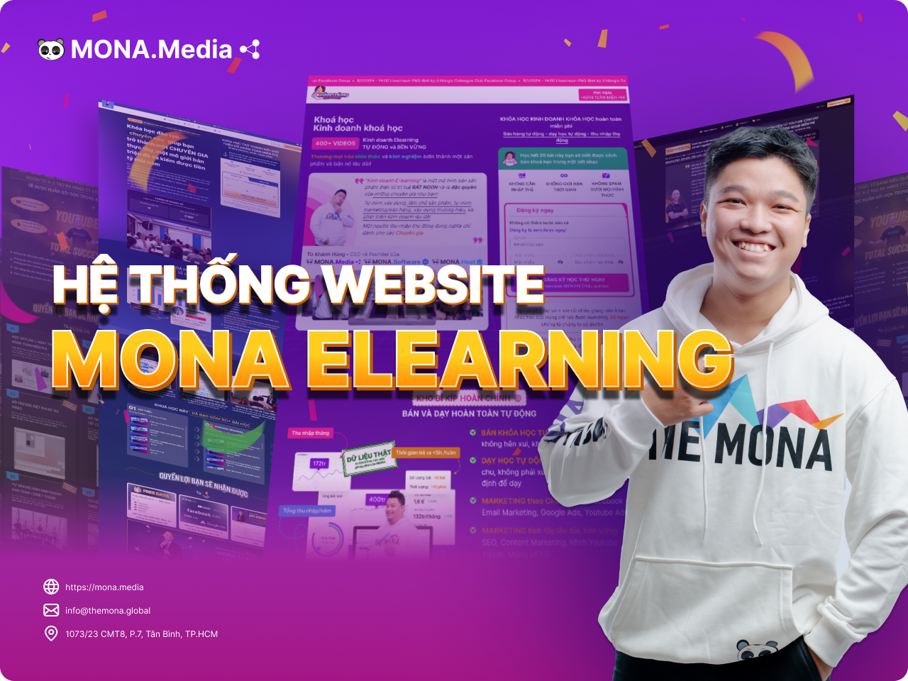 Hệ thống website MONA E-learning