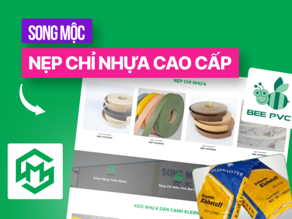 Nhựa Song Mộc – Đơn vị sản xuất và phân phối NẸP CHỈ NHỰA PVC hàng đầu VIỆT NAM