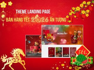 5+ Mẫu Landing Page Tết, thiết kế LadiPage bán hàng Tết đẹp 2026