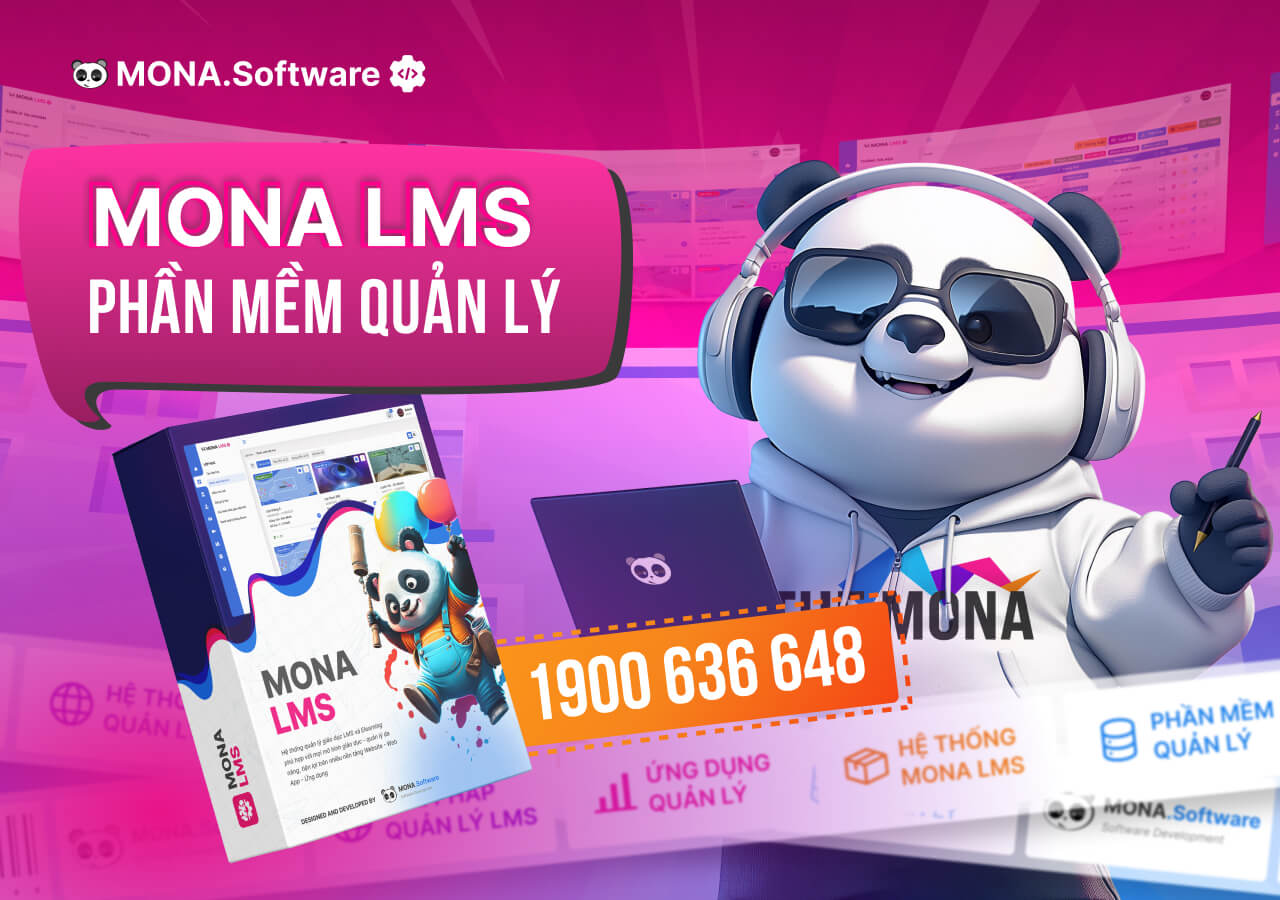 Phần mềm quản lý trung tâm Ngoại ngữ MONA LMS