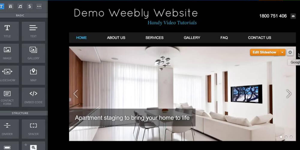 Tạo website trên nền tảng weebly