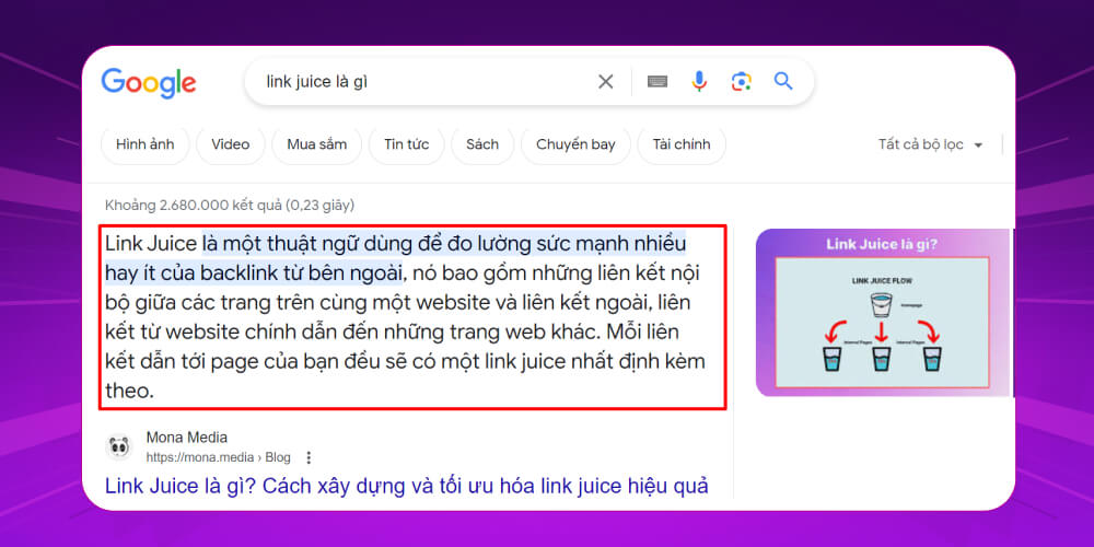 Thực hiện tối ưu Featured Snippets