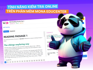 Cách dùng tính năng làm bài tập/ bài thi online trên phần mềm MONA EduCenter