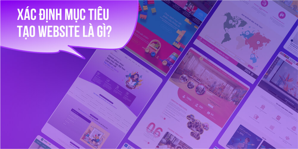 Xác định mục tiêu tạo website là gì